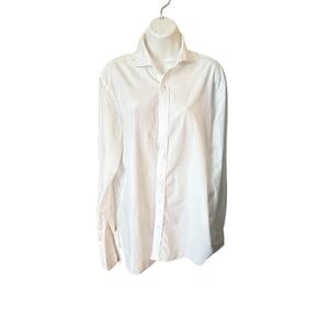 M.J. Bale Super Slim White Dress Shirt Size 40 Men’s 🔥